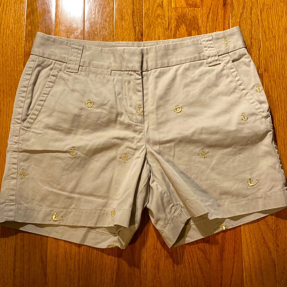 J.Crew women’s chino shorts in khaki size 4